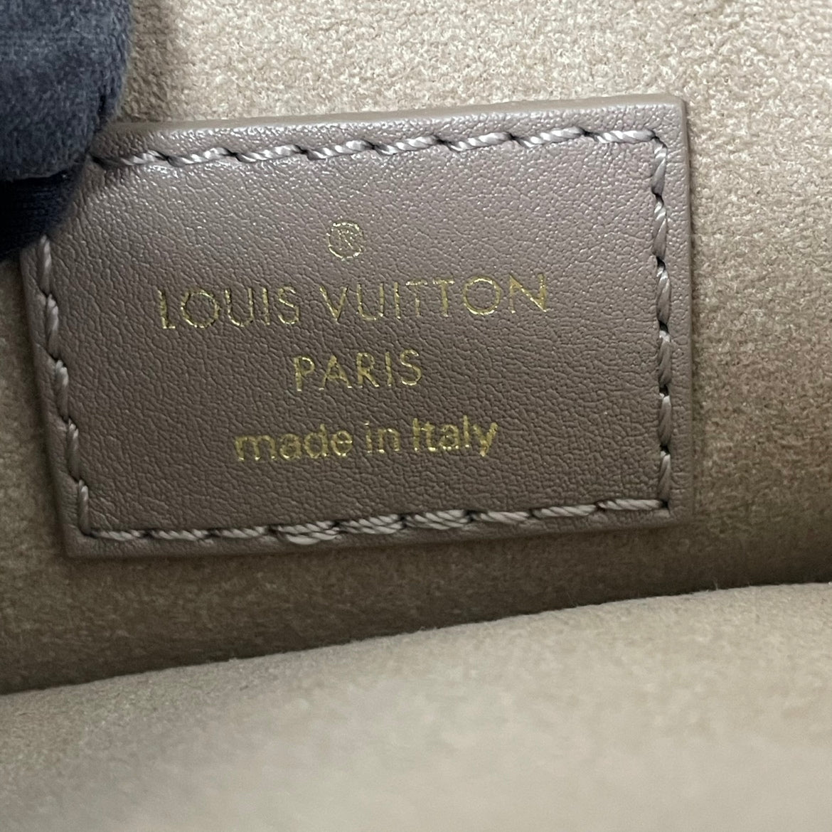 Louis Vuitton Beige Taupe Cowhide Leather LV New Wave Chain ONE Shoulder Bag M58550 (V1275825)