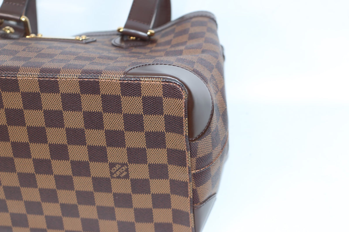 Louis Vuitton Brown PVC Damier Ebene Canvas Hampstead PM Tote Bag N51205