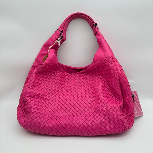 Bottega Veneta Woven Bag, Pink