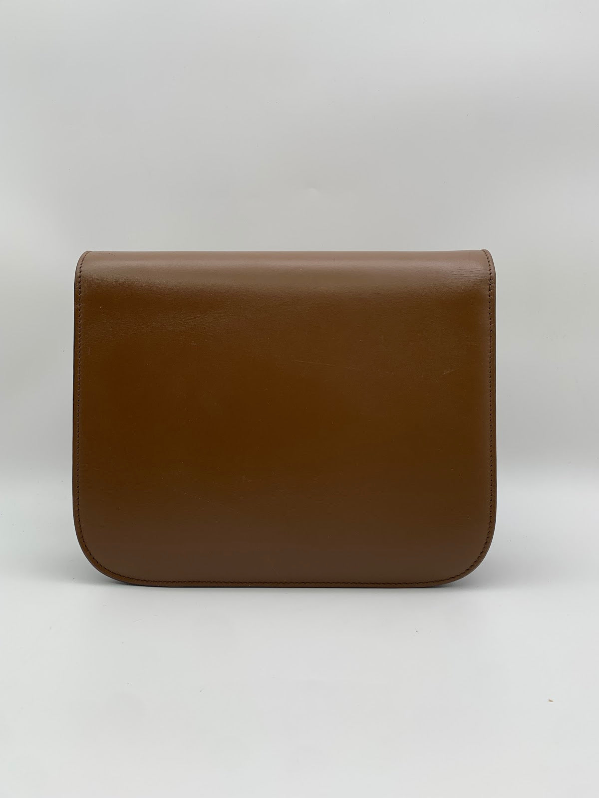 Celine Medium Classic Box Bag, Khaki (TL0109)