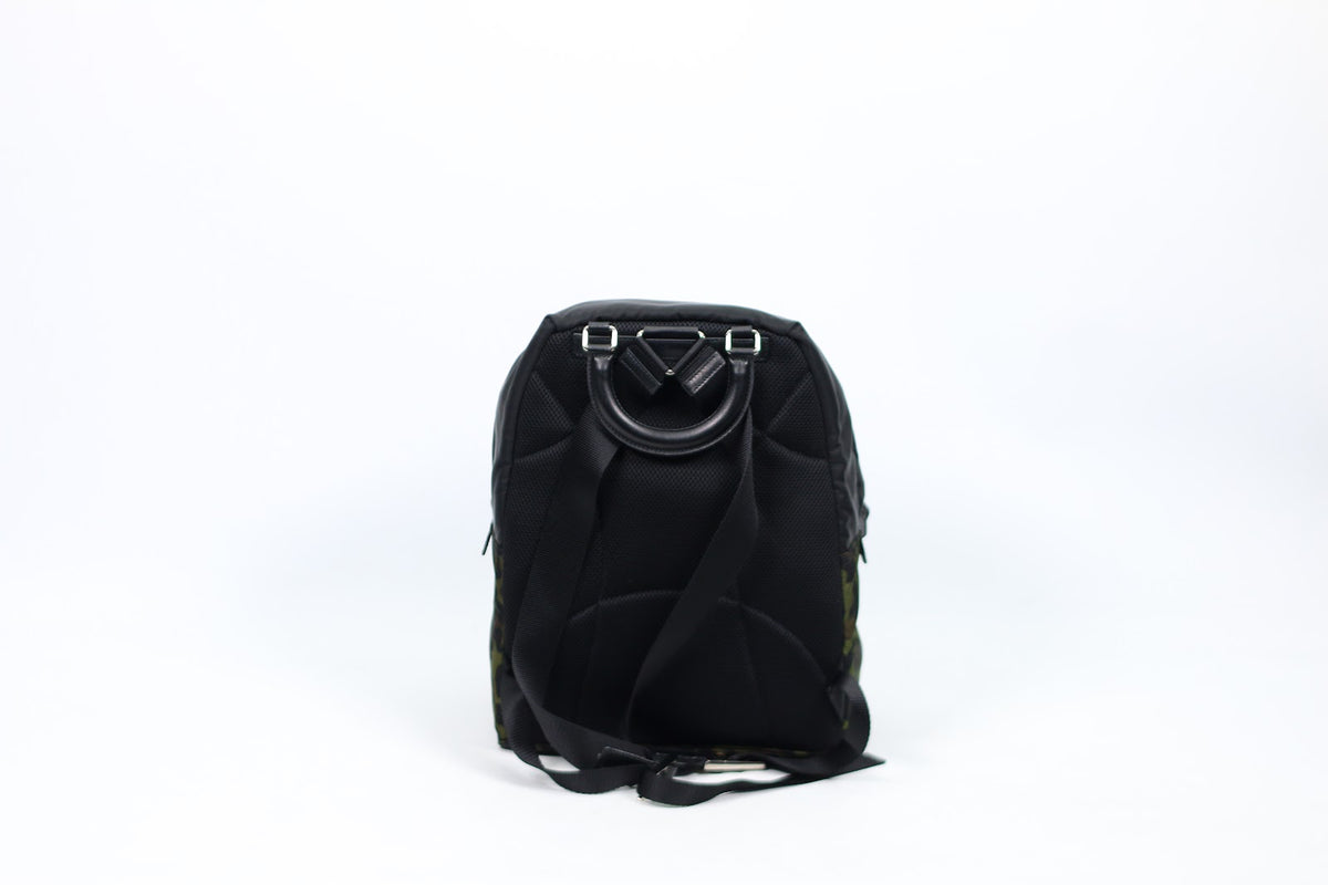 Prada Green Military Tessuto Leopard ONE Backpack 1BZ001