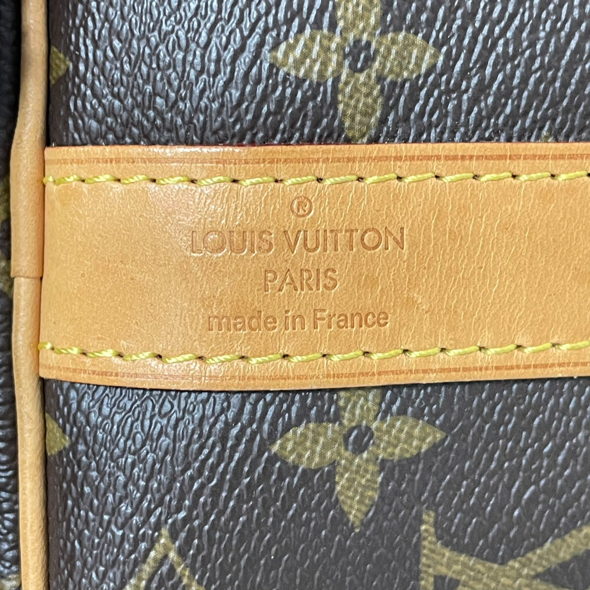 Louis Vuitton Brown PVC Monogram Canvas Keepall Bandouliere 45 Boston Shoulder Bag M41418
