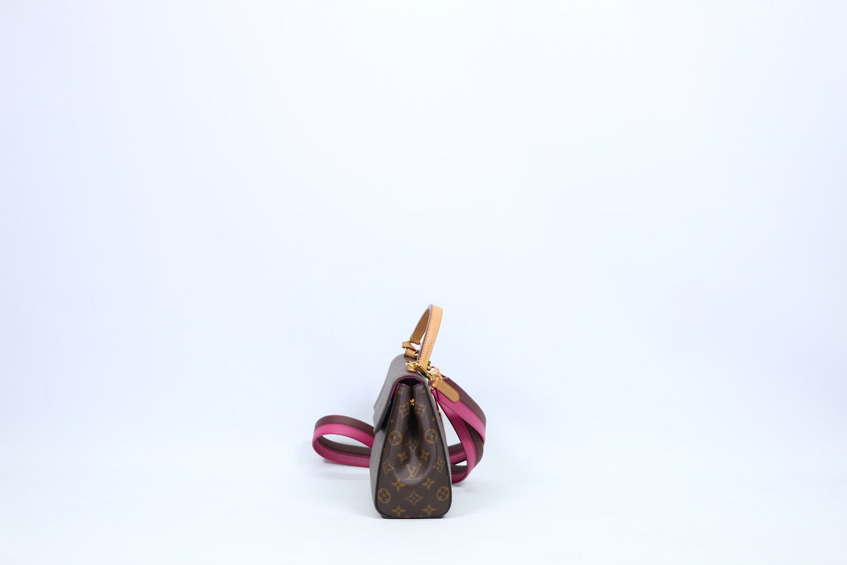 Louis Vuitton Brown PVC Monogram Cluny BB Shoulder Bag M42738 (V1257926)