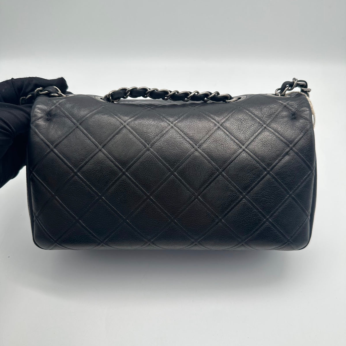 Chanel flap twill chain bag