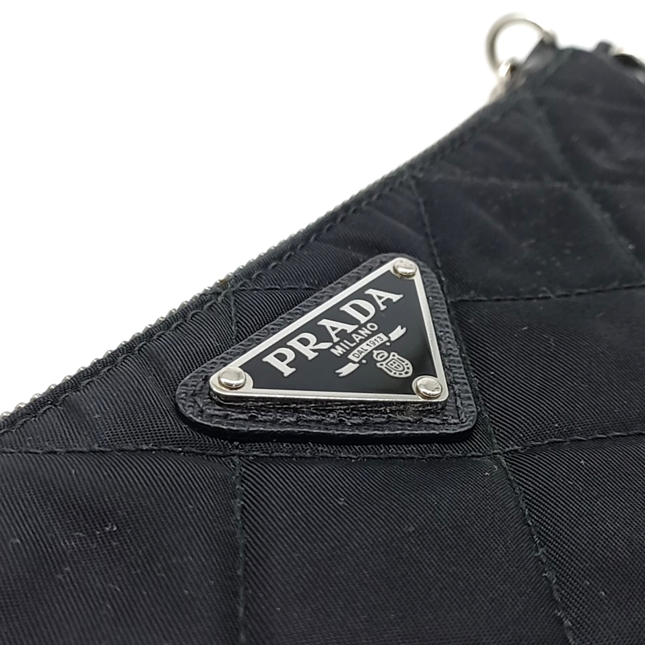 Prada Tessuto Quilted Chain Shoulder Bag (10570751)