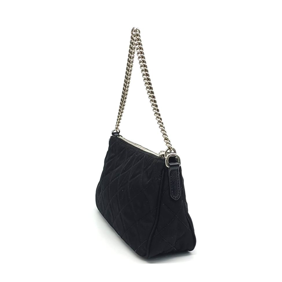 Prada Tessuto Quilted Chain Shoulder Bag (10570751)