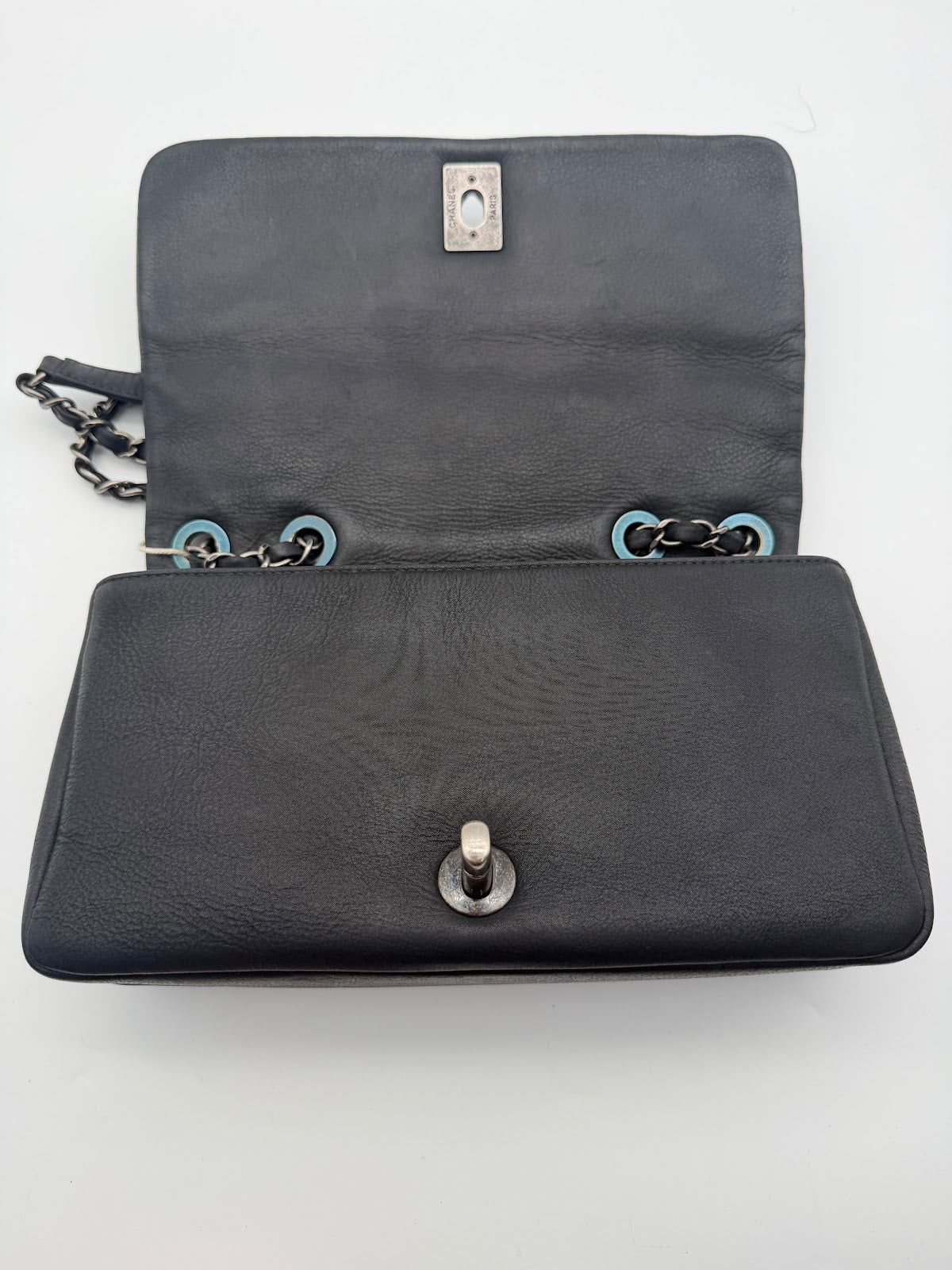 Chanel Flap Chain Crossbody Bag - open