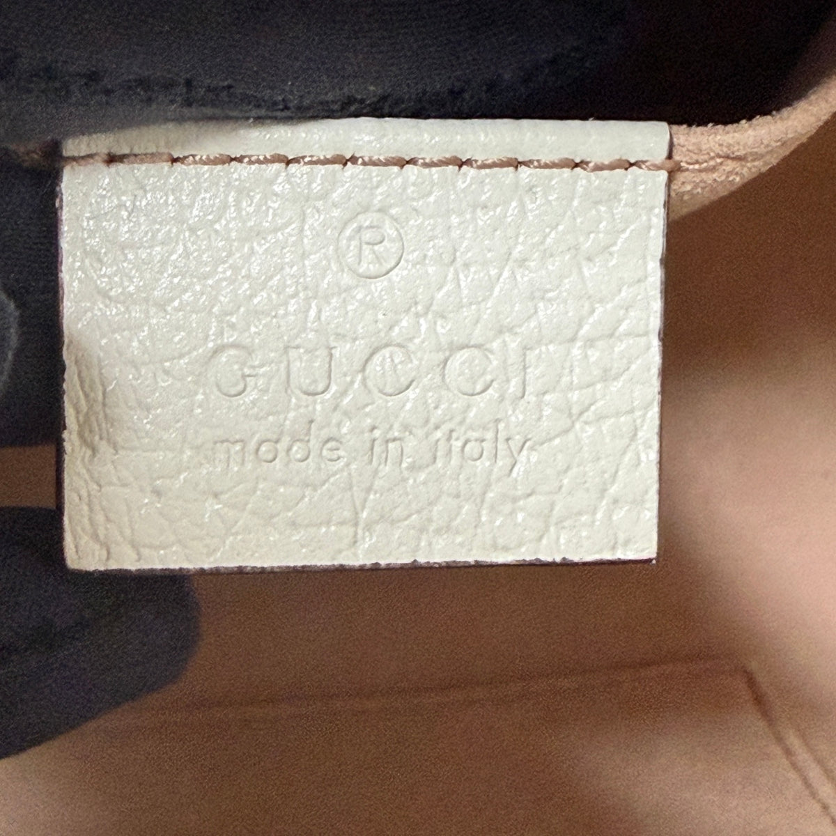 Gucci Ivory PVC Double G Web Stripe Ophidia ONE Crossbody Bag 499621