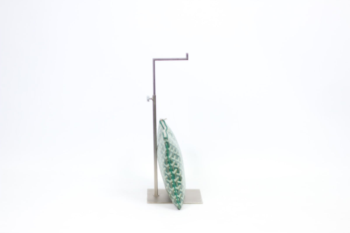 Goyard Green PVC Goyardine Sena MM Clutch (V7120825)