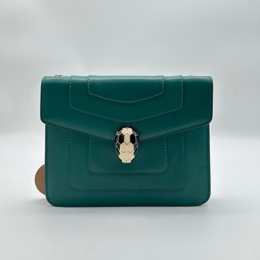 Bvlgari Serpenti Small Bag, Green