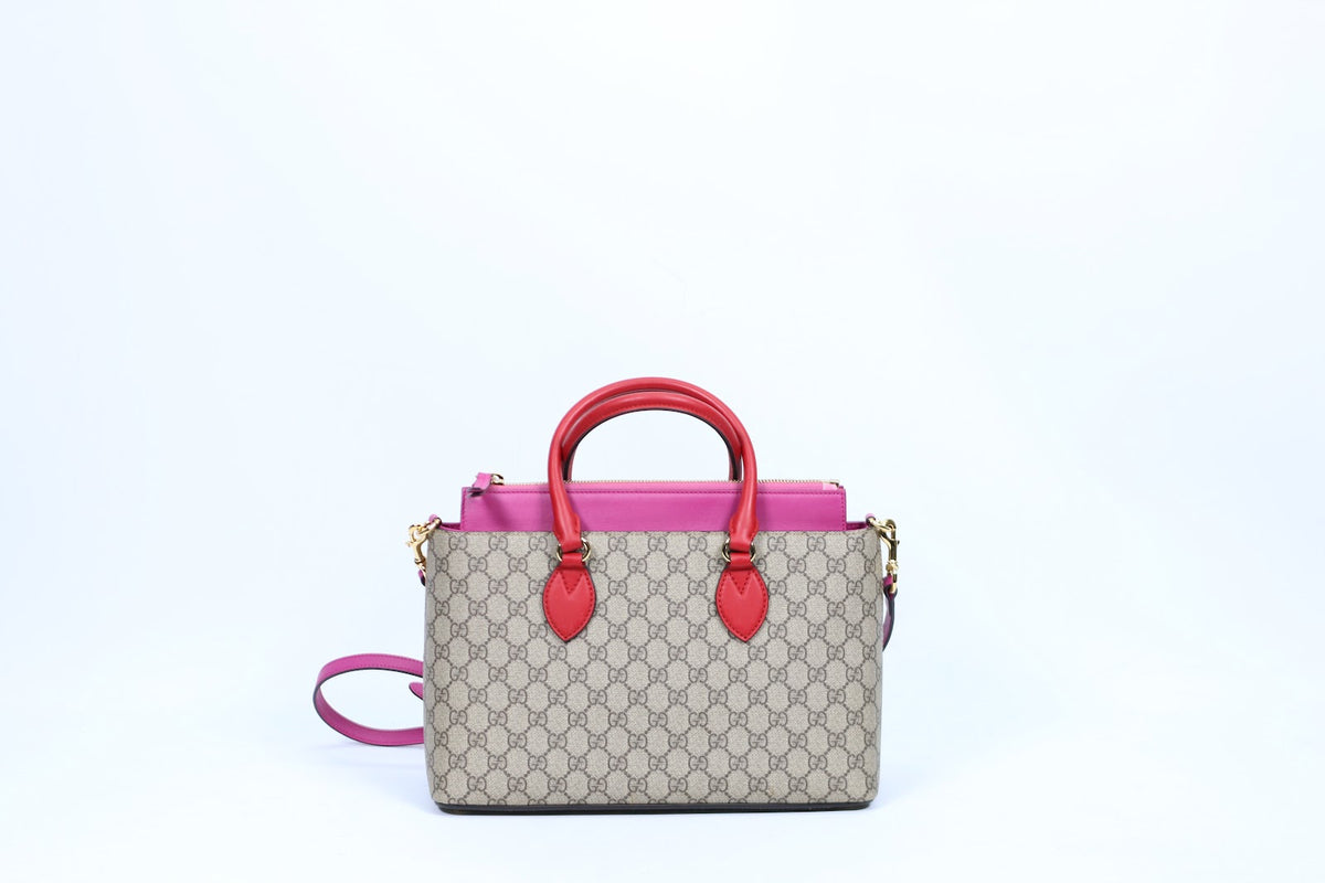 Gucci Multi PVC Trim GG ONE Shoulder Bag 409534