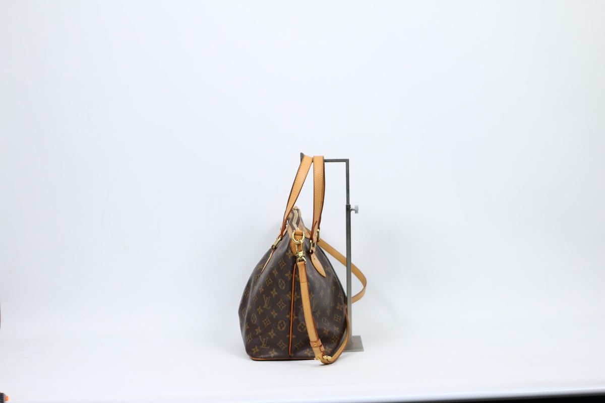 Louis Vuitton Brown PVC Monogram Canvas Palermo PM Shoulder Bag M40145 (V1210910)