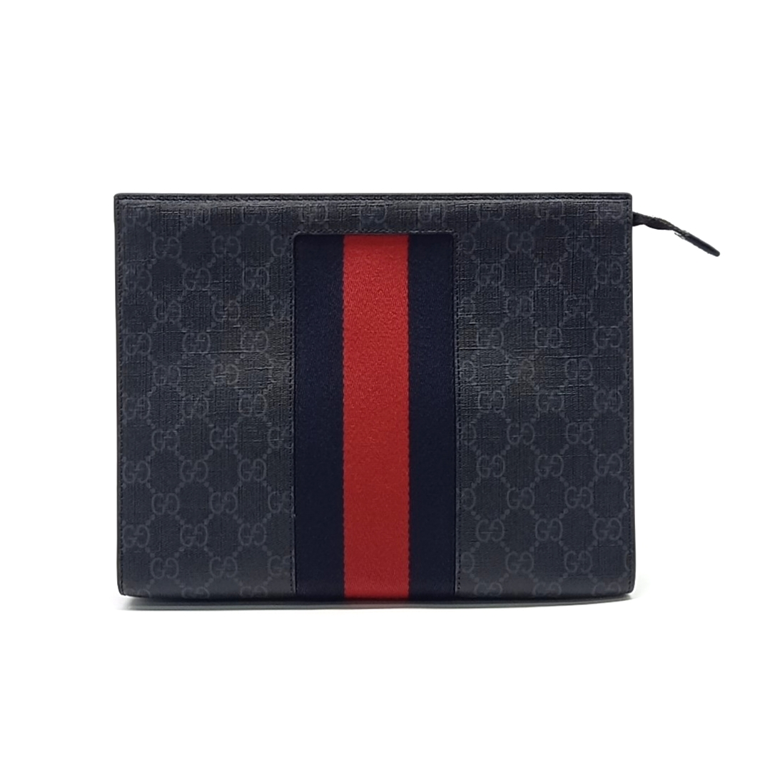 Gucci GG Supreme Web Pouch (475316) (10485156)