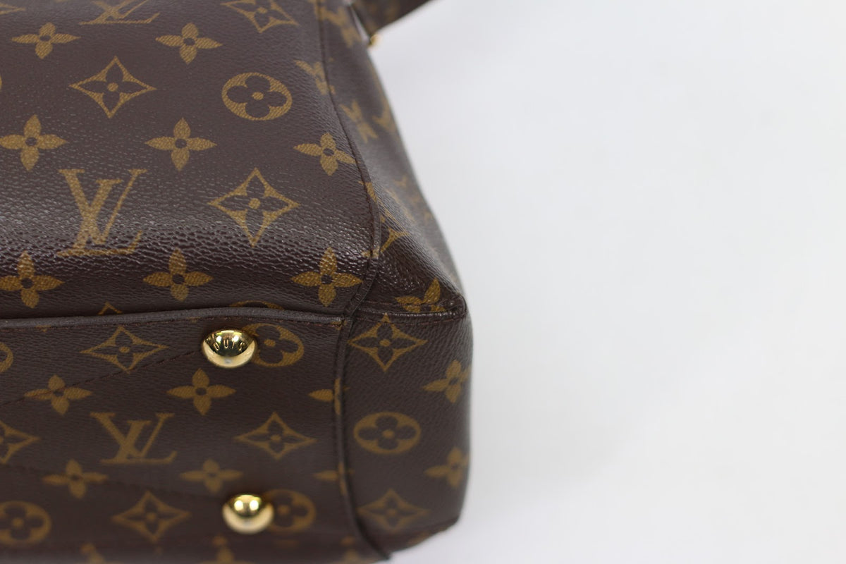 Louis Vuitton Brown PVC Monogram Canvas Montaigne MM Shoulder Bag M41056 (V1275916)