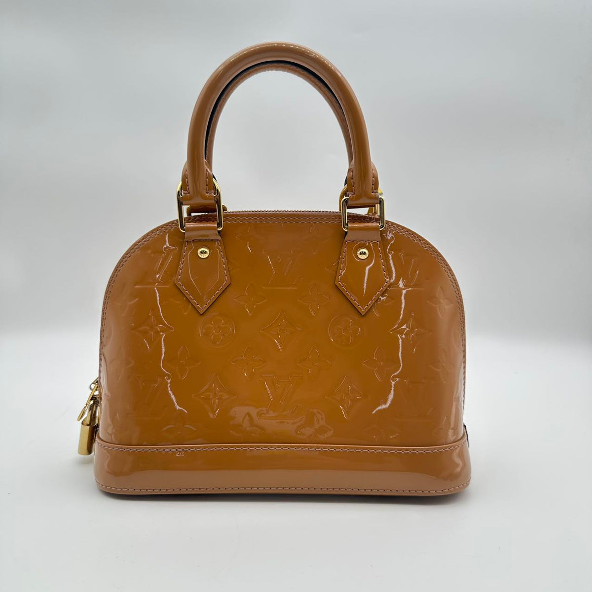 Louis Vuitton Alma BB Monogram Vernis - front