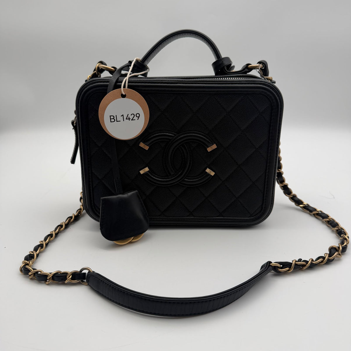 Chanel Caviar Camera Bag - front