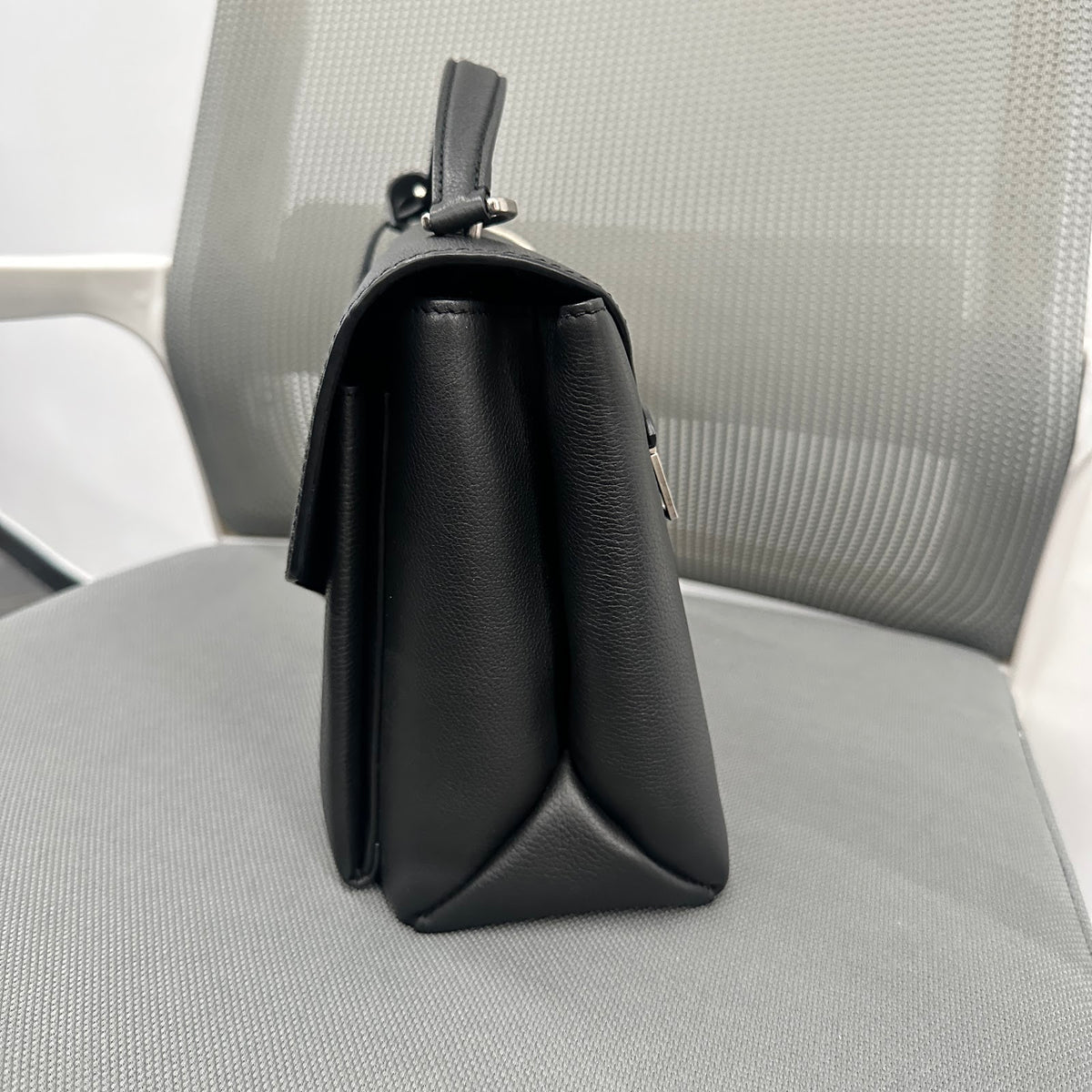 Louis Vuitton Lockme Black with Silver Hardware (BL1254)