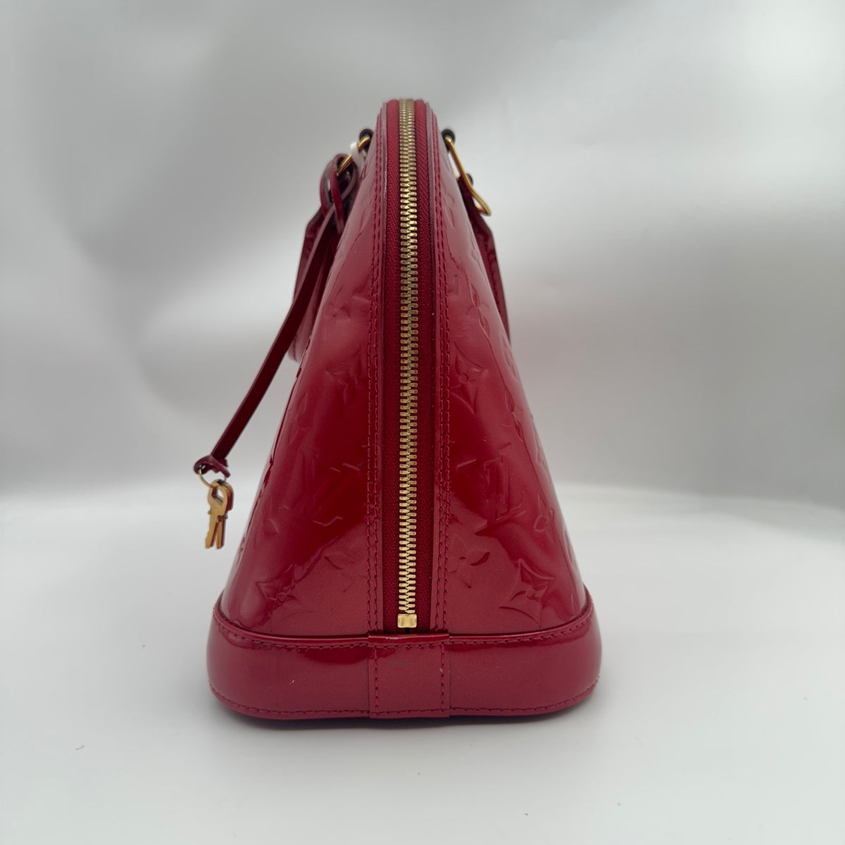 Louis Vuitton Patent Leather Alma Bag Red (LX1702)