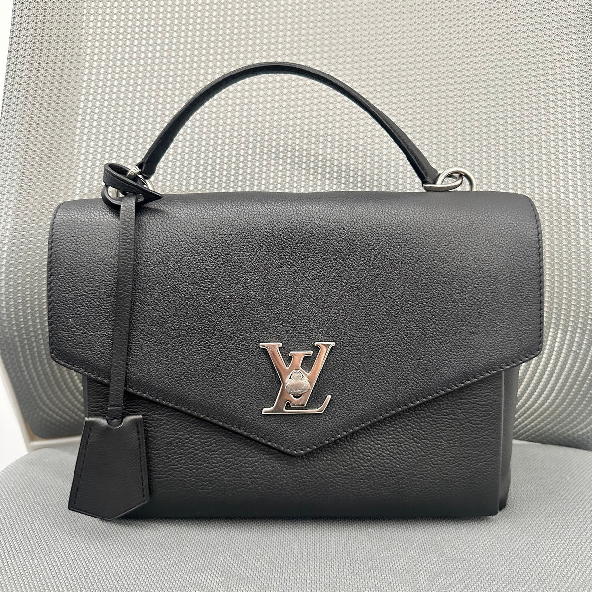 Louis Vuitton Lockme Black with Silver Hardware (BL1254)