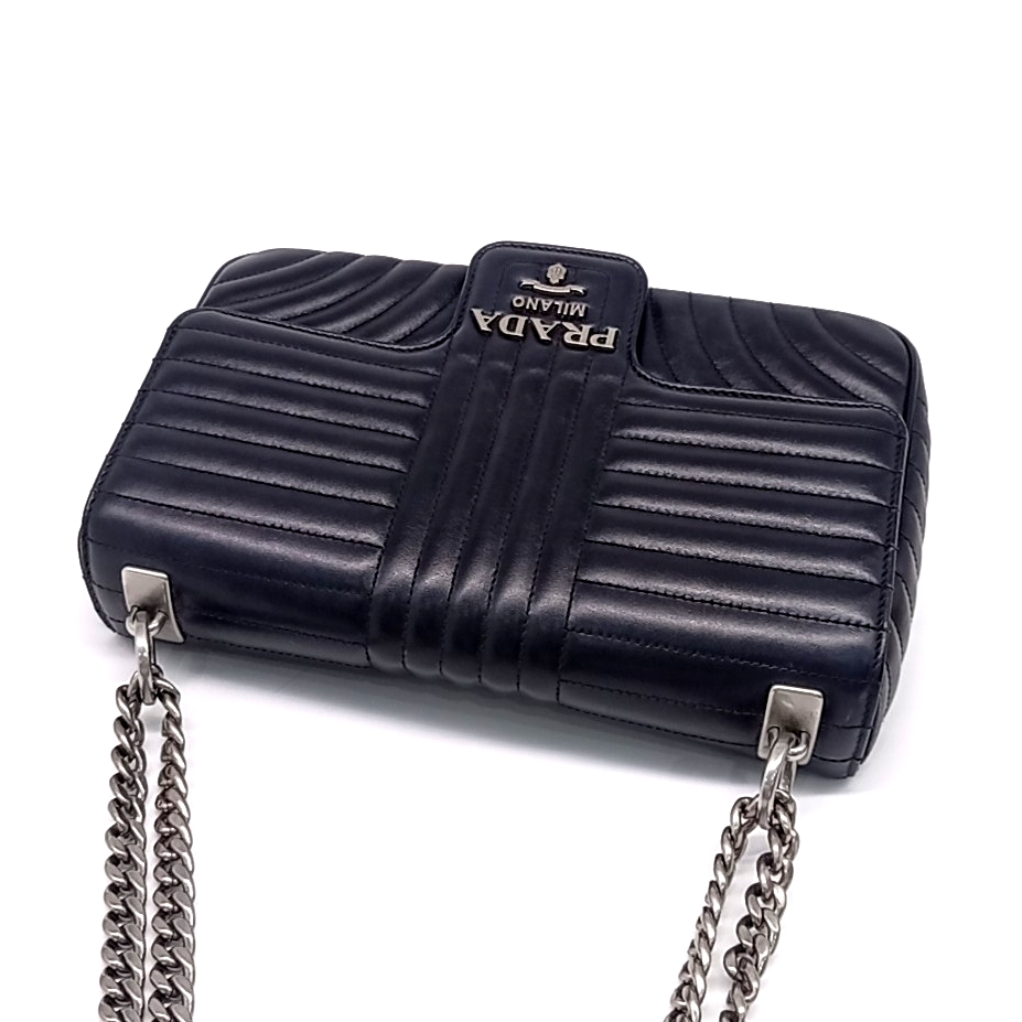 Prada Diagram Chain Shoulder Bag (1BD135) (10533350)