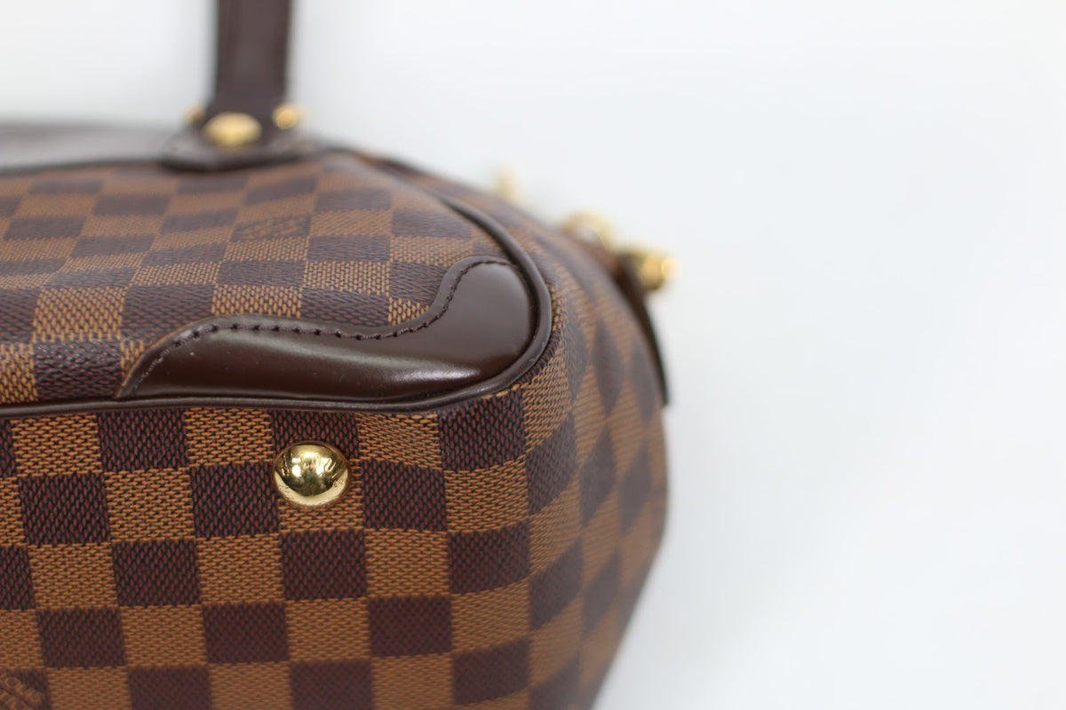 Louis Vuitton Brown PVC Damier Ebene Verona PM Tote Bag N41117
