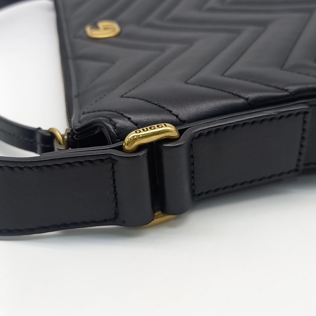 Gucci GG Marmont Matelasse Messenger Bag (523369) (2698404)