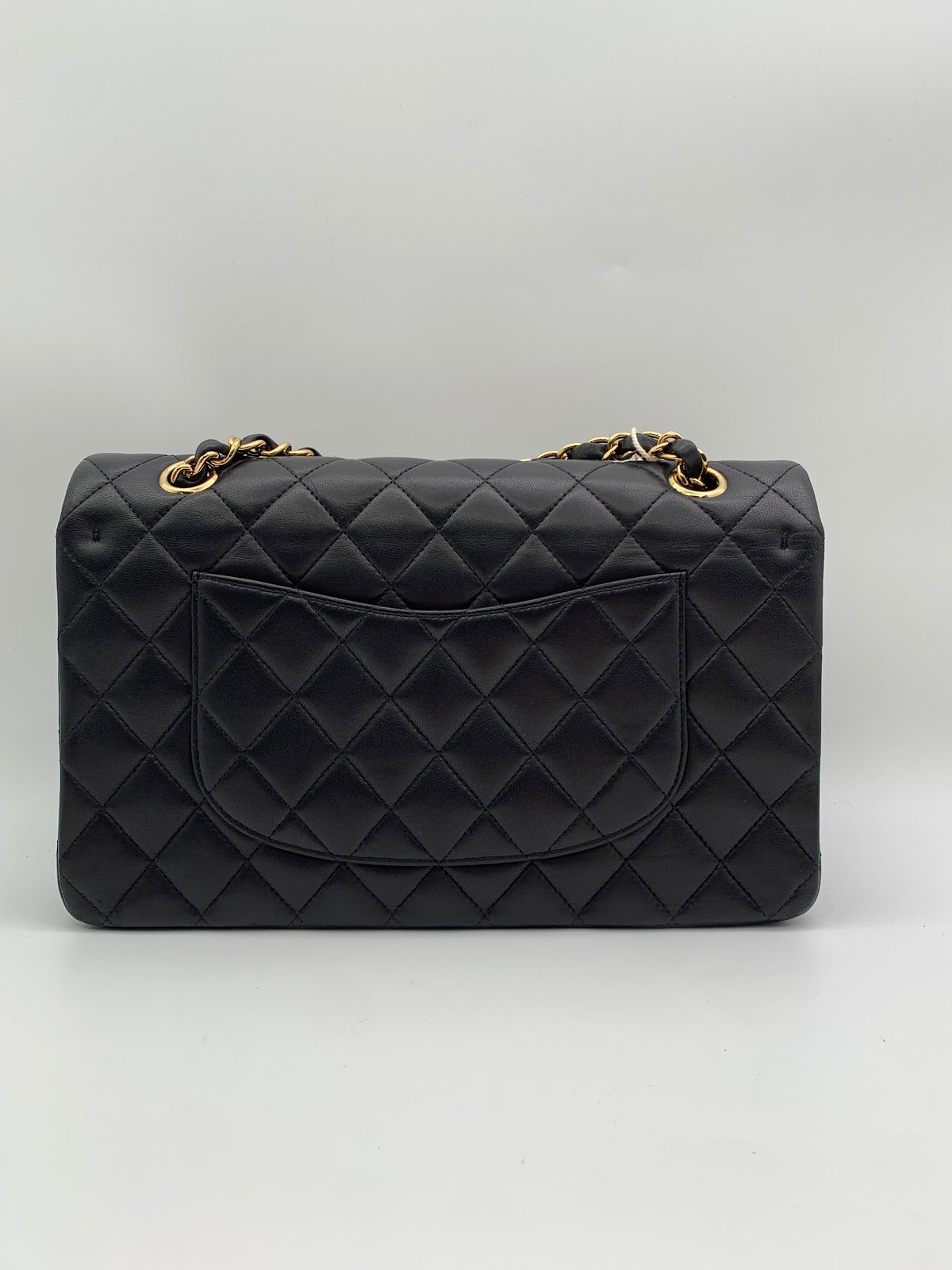 Chanel Medium Classic Double Flap Bag, Black Lambskin (BL1736)