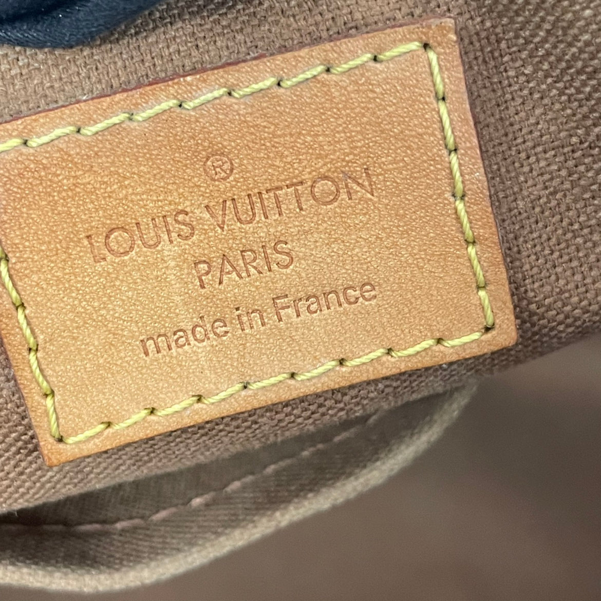 Louis Vuitton Brown PVC Monogram Canvas Palermo PM Shoulder Bag M40145 (V124913)