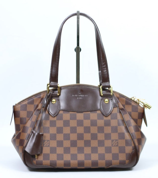 Louis Vuitton Brown PVC Damier Ebene Verona PM Tote Bag N41117