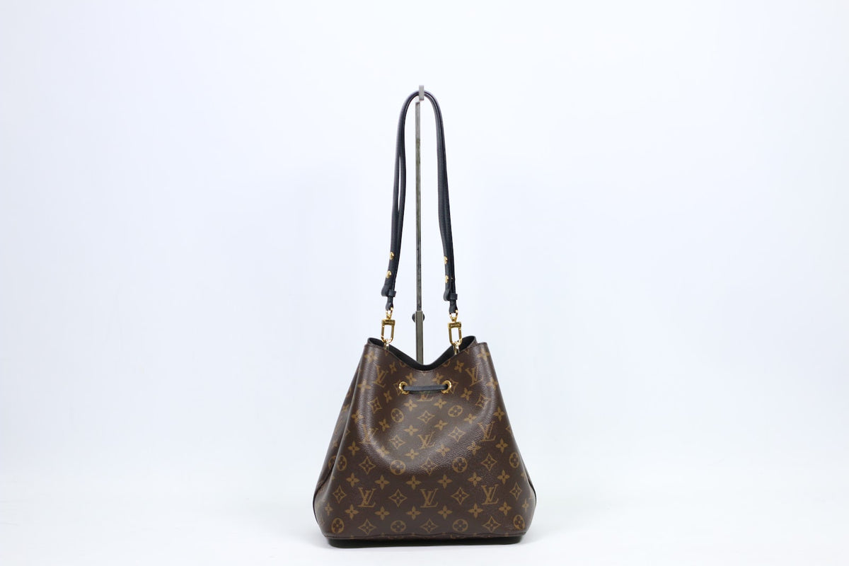 Louis Vuitton Black PVC Monogram NeoNoe Bucket MM Shoulder Bag M44020 (V1277918)