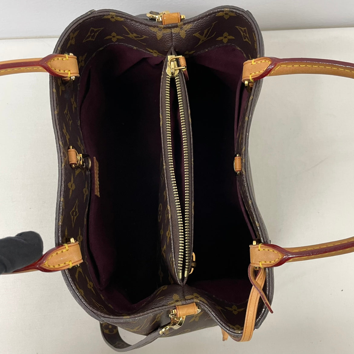 Louis Vuitton Brown PVC Monogram Canvas Montaigne MM Shoulder Bag M41056 (V1275911)