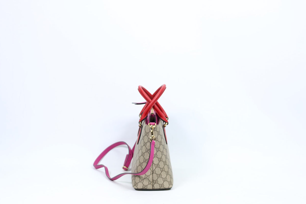 Gucci Multi PVC Trim GG ONE Shoulder Bag 409534