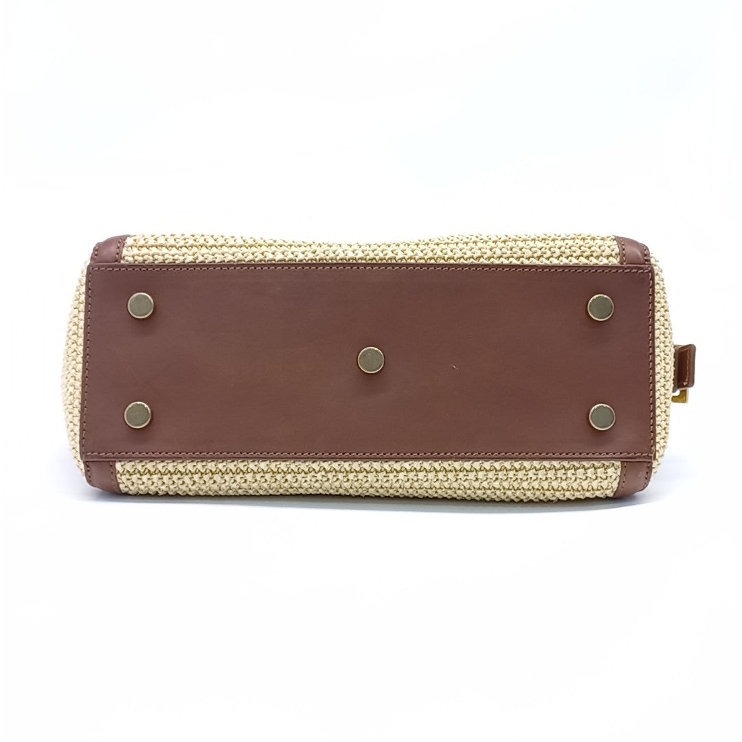 Saint Laurent Raffia New Cabas Chic Baby (424868) (10588952)