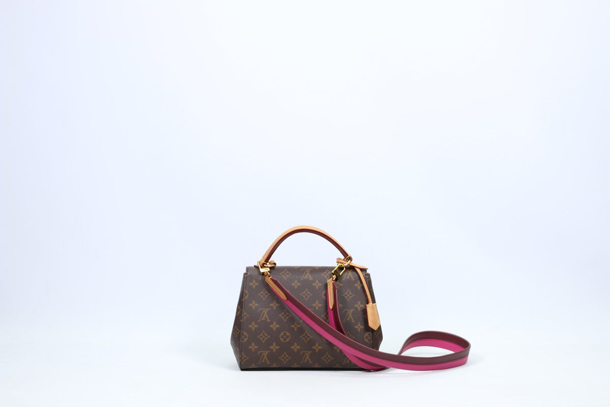 Louis Vuitton Brown PVC Monogram Cluny BB Shoulder Bag M42738 (V1257926)