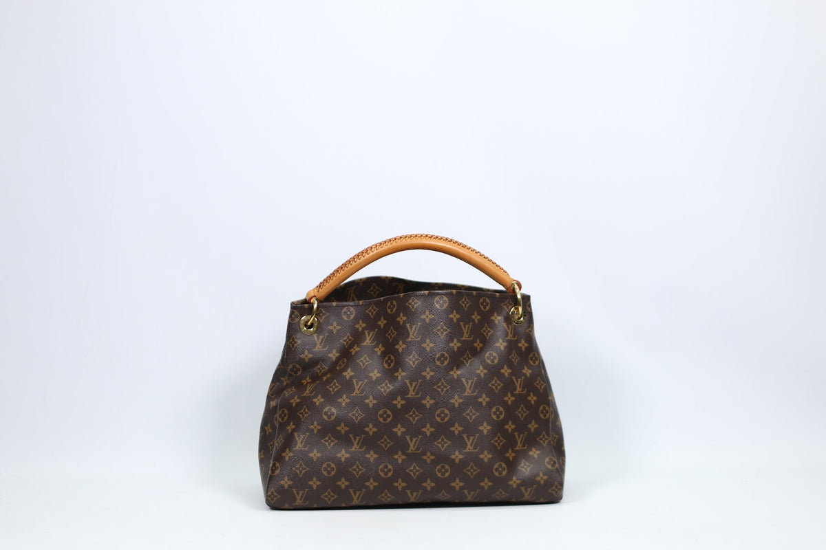 Louis Vuitton Brown PVC Monogram Canvas Artsy MM Shoulder Bag M40249 (V1260917)