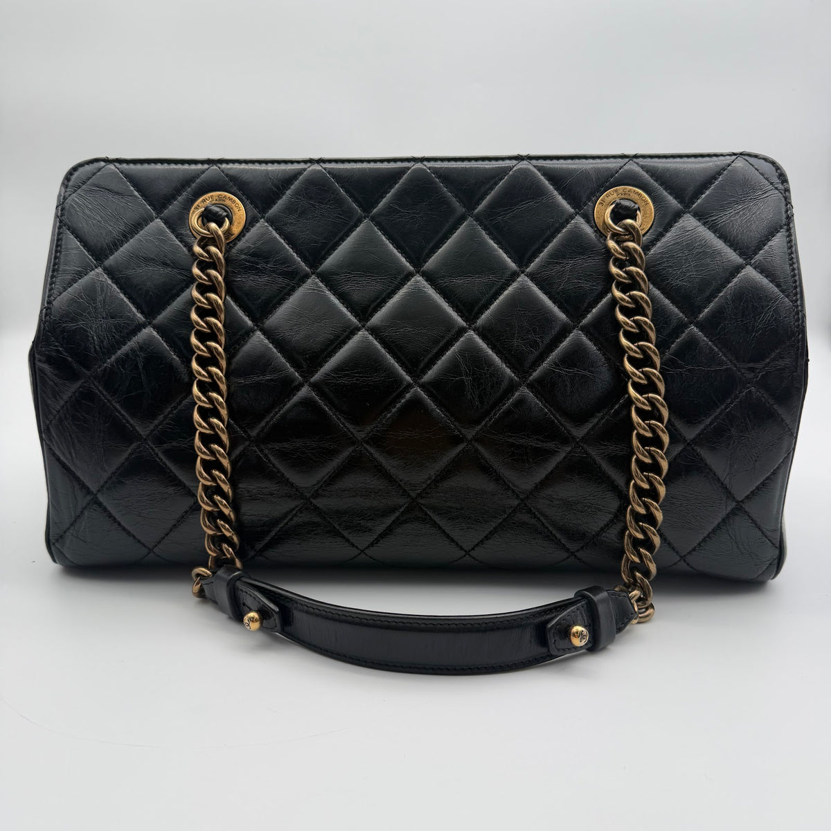 Chanel Waxed Leather Tote - back