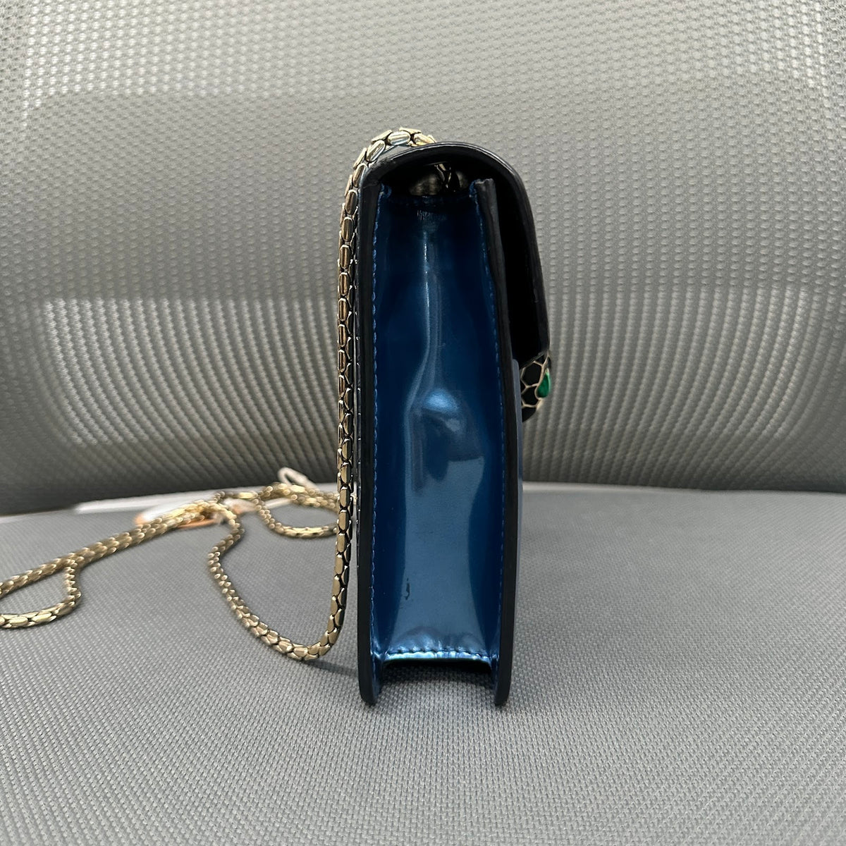 Bvlgari Serpenti Shoulder Bag Bright Blue (TL0062)