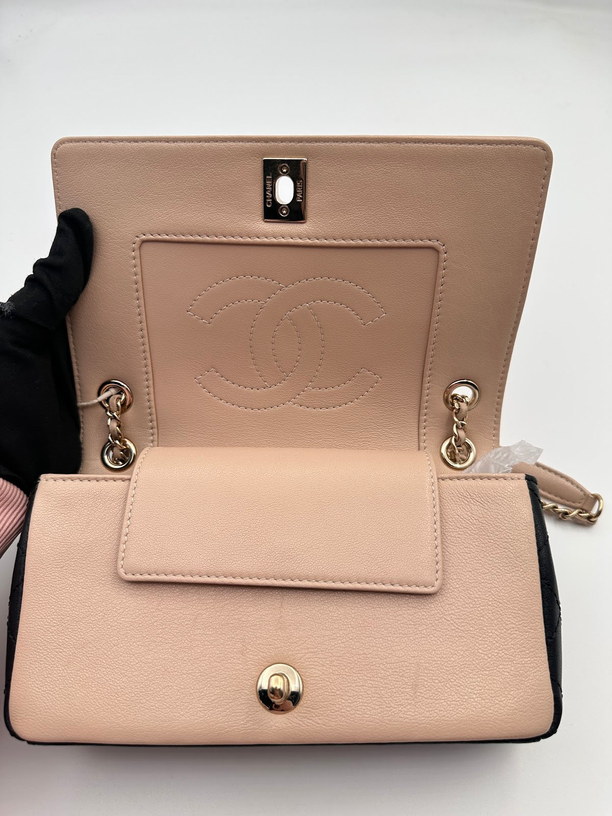 Chanel Color Block Flap - open