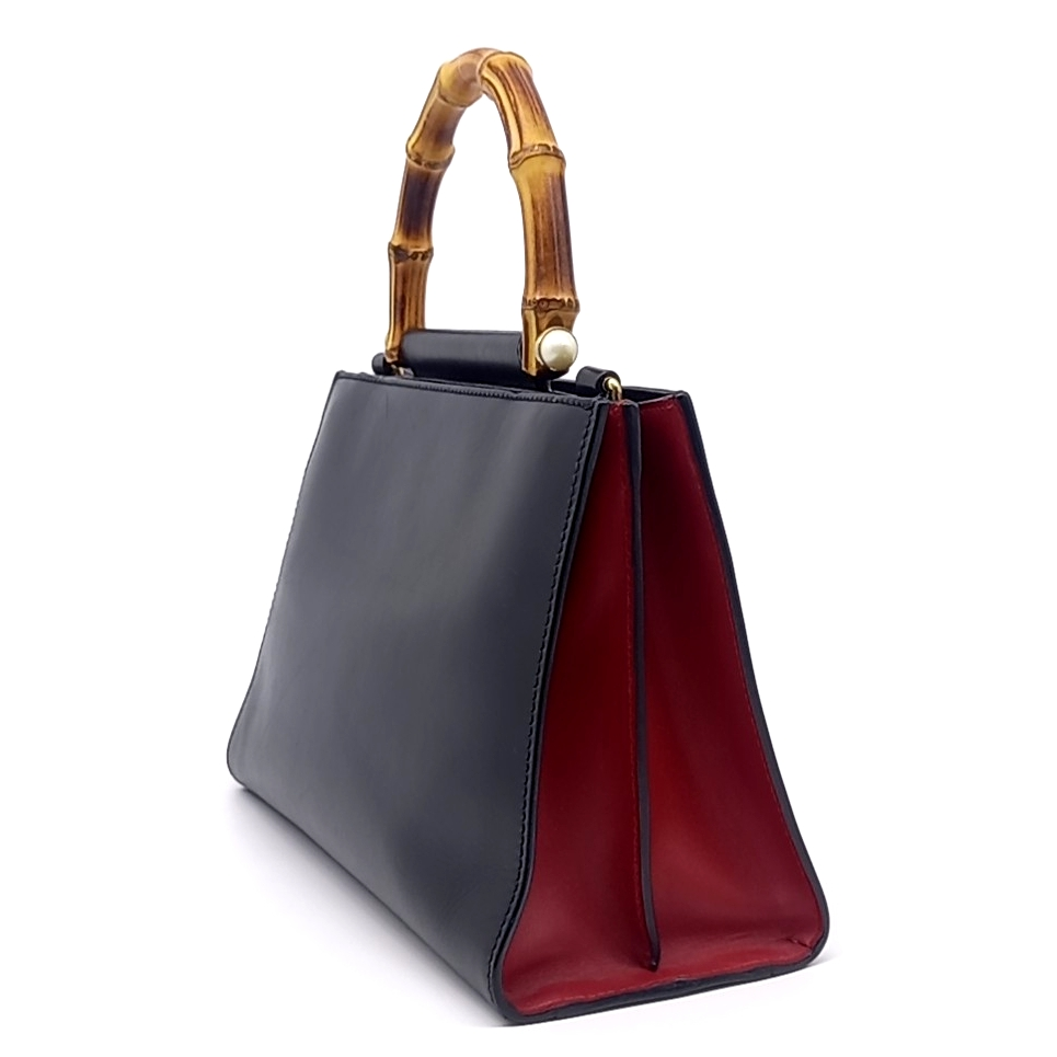Gucci Nymphaea Bamboo Tote/Shoulder Bag (459076) (10307825)