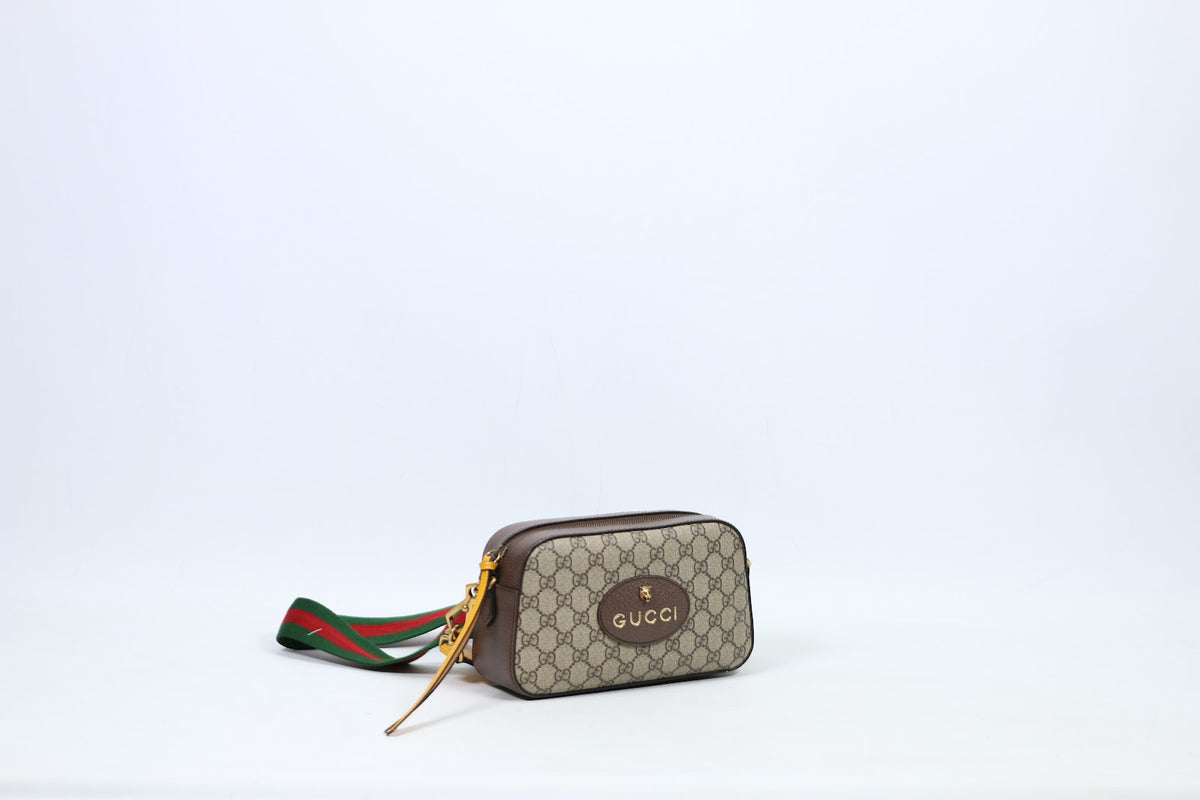 Gucci Brown PVC GG Supreme Canvas Neo Vintage Messenger ONE Crossbody Bag 476466 (V7230909)