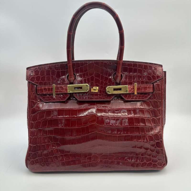 Hermès Birkin 30 Shiny Niloticus Crocodile