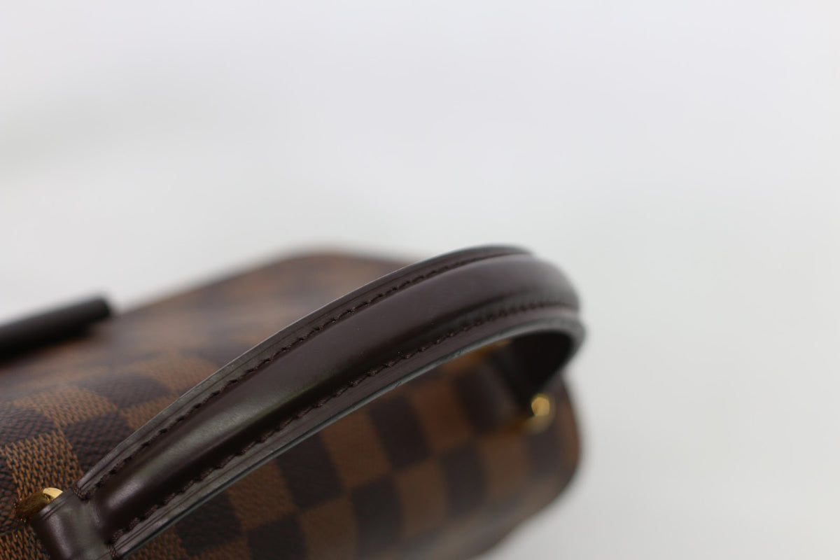 Louis Vuitton Brown PVC Damier Ebene Canvas Croisette ONE Shoulder Bag N53000 (V1240923)
