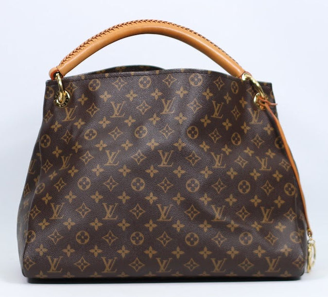 Louis Vuitton Brown PVC Monogram Canvas Artsy MM Shoulder Bag M40249 (V1260917)