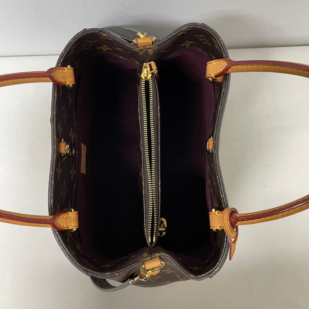 Louis Vuitton Brown PVC Monogram Canvas Montaigne MM Shoulder Bag M41056 (V1275916)