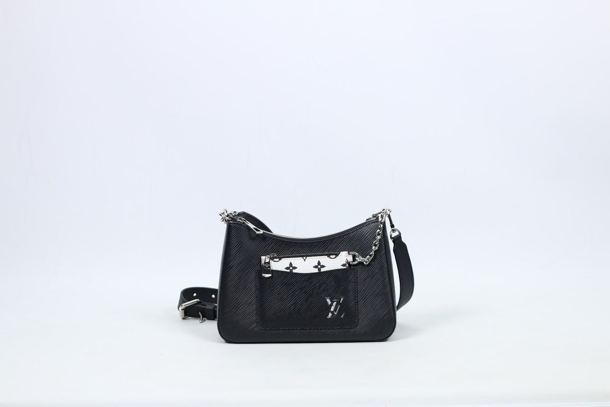 Louis Vuitton Black Epi Marel ONE Shoulder Bag M80689 (V12112813)