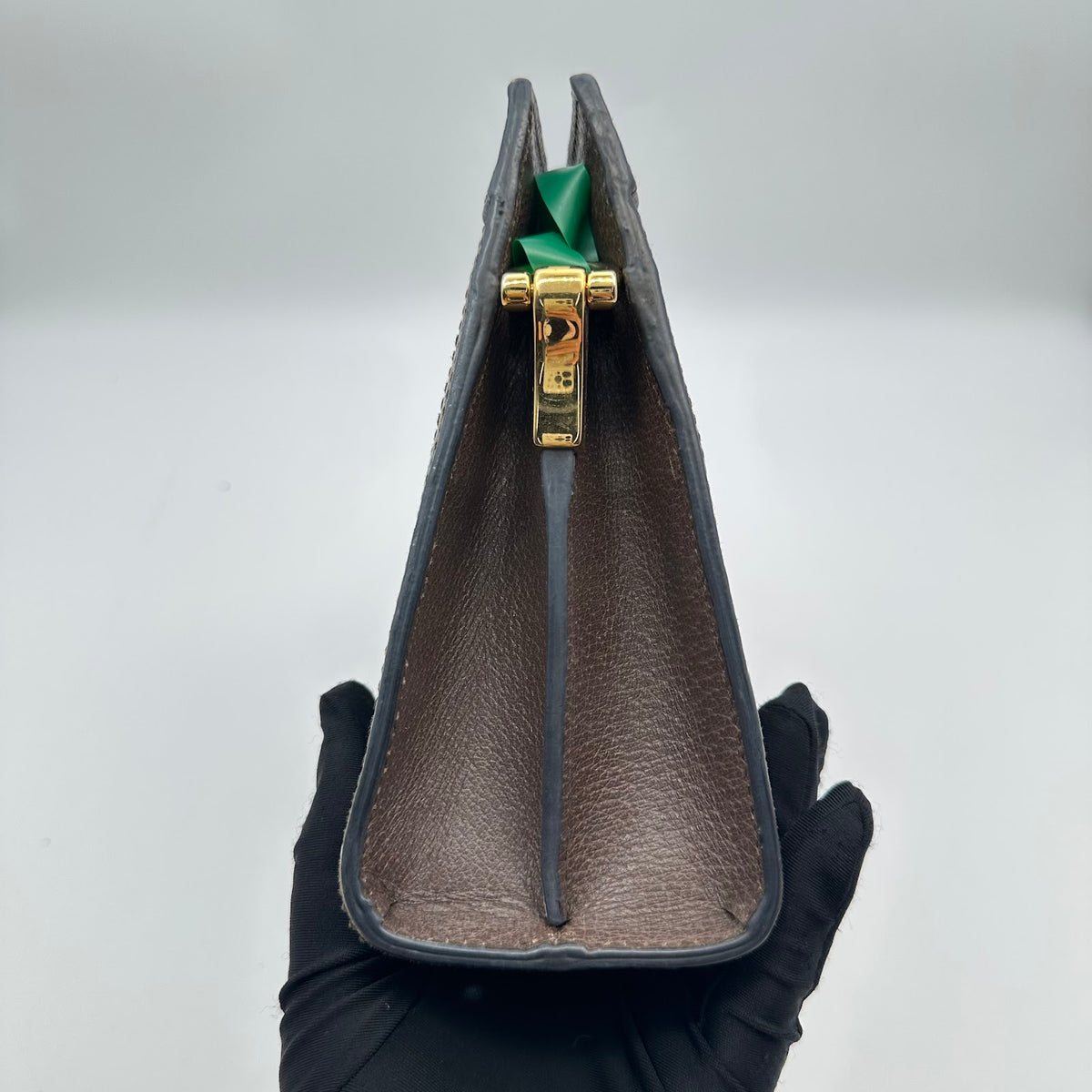 Gucci Monogram Frame Clasp Bag