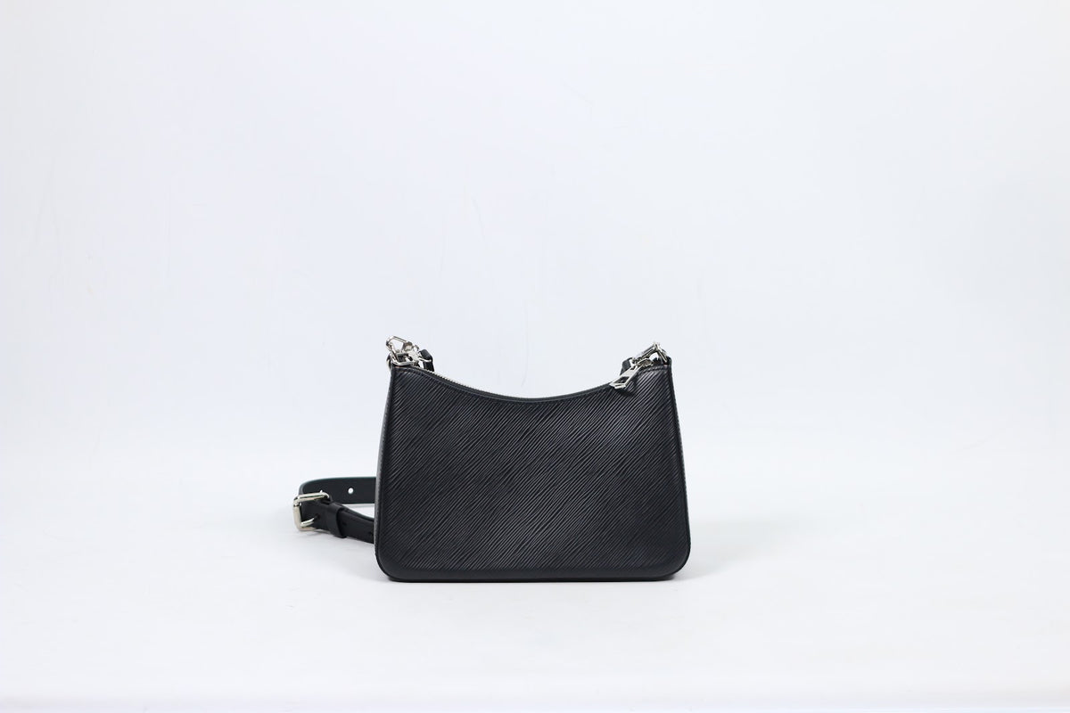 Louis Vuitton Black Epi Marel ONE Shoulder Bag M80689 (V12112813)