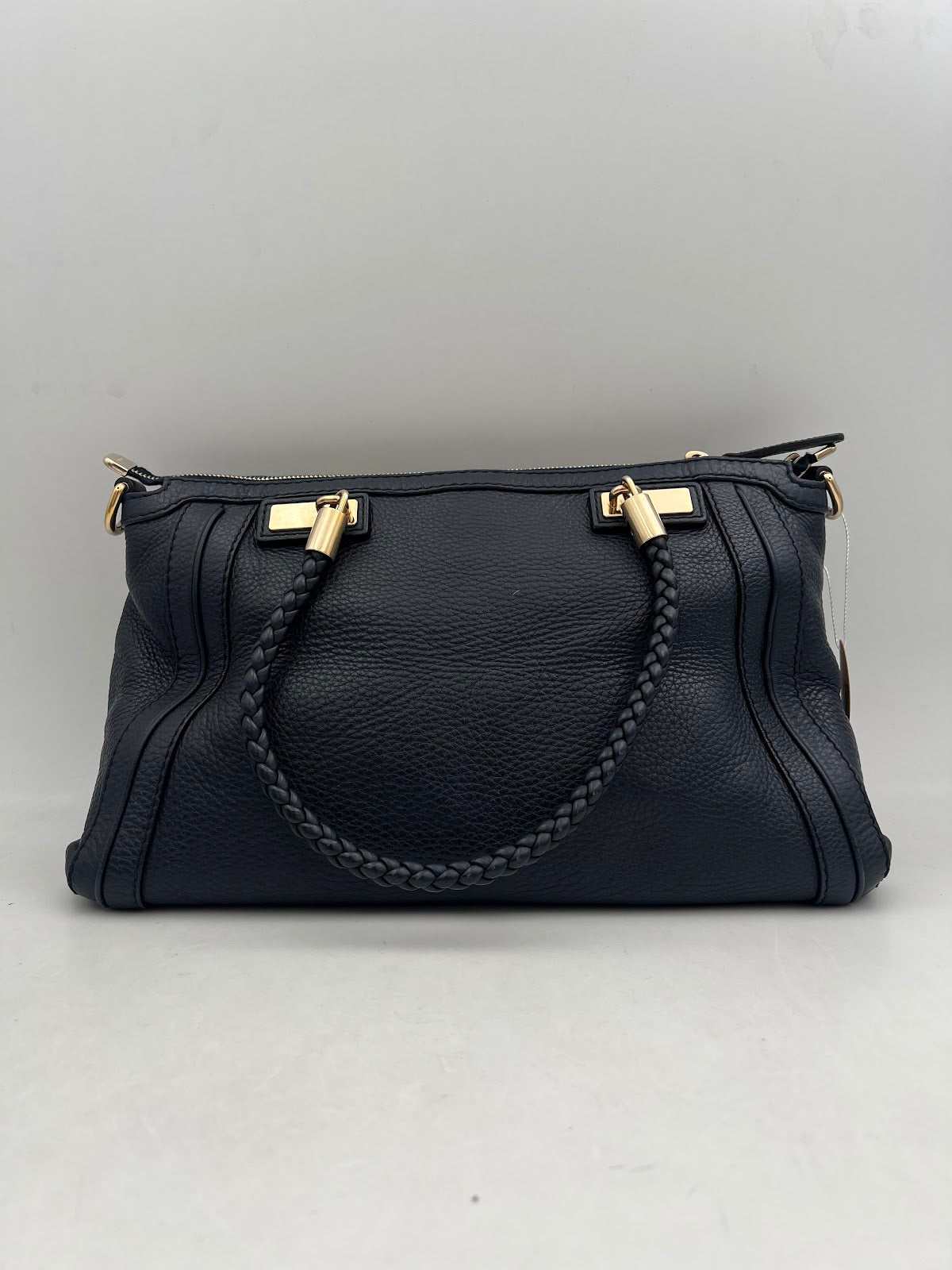 Gucci Leather Tote, Blue