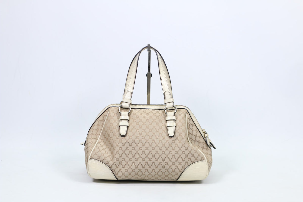 Celine Beige Fabric Vintage Blason ONE Tote Bag KC-ST-0078 (V3510813)