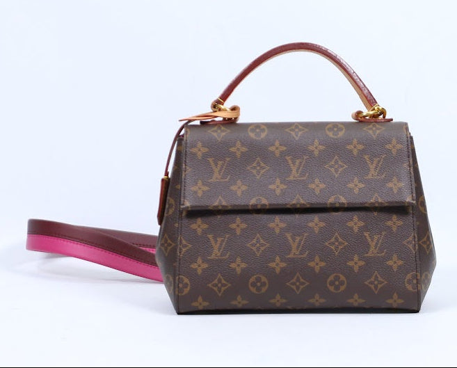 Louis Vuitton Brown PVC Monogram Cluny BB Shoulder Bag M42738 (V1257926)